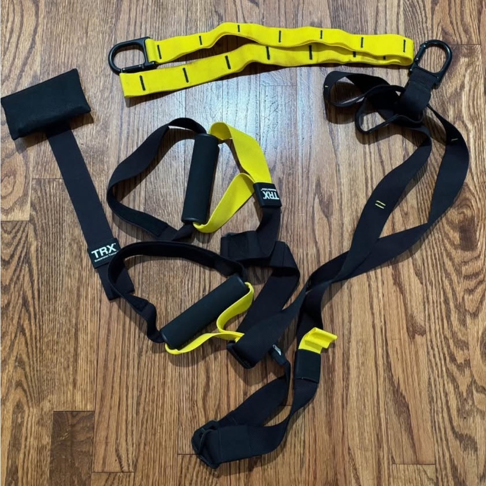 TRX Yellow and Black Suspension Trainer